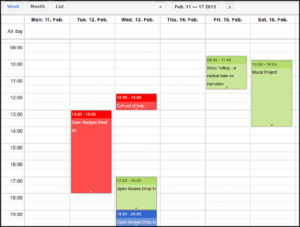 Owncloud documenti centralizzati - Calendario - Calendar